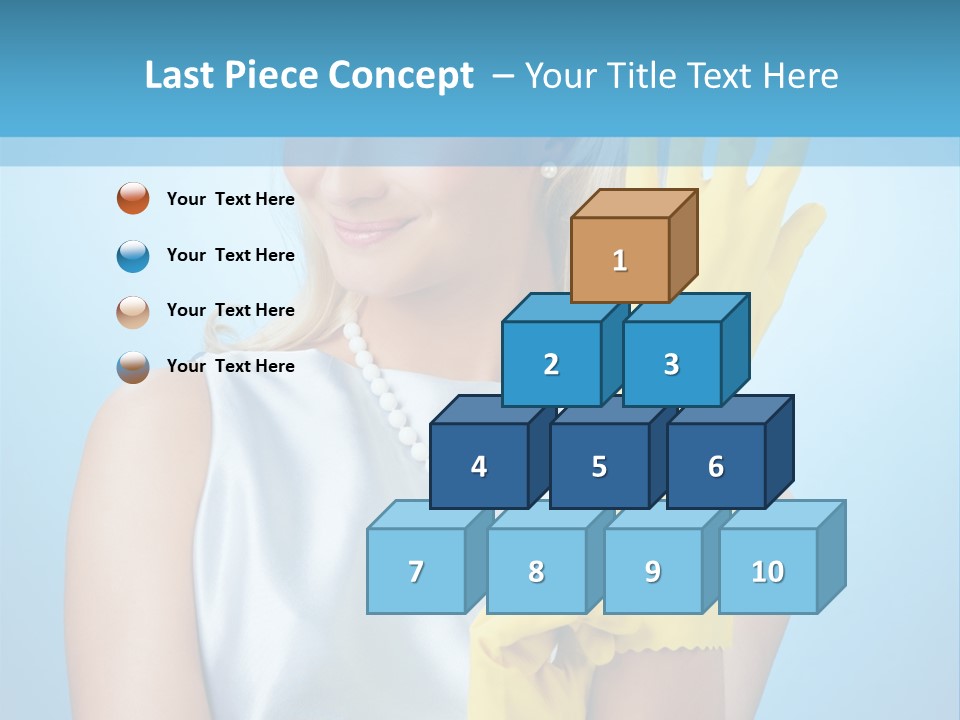 Pretty Housework Portrait PowerPoint Template