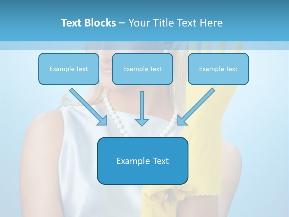 Pretty Housework Portrait PowerPoint Template