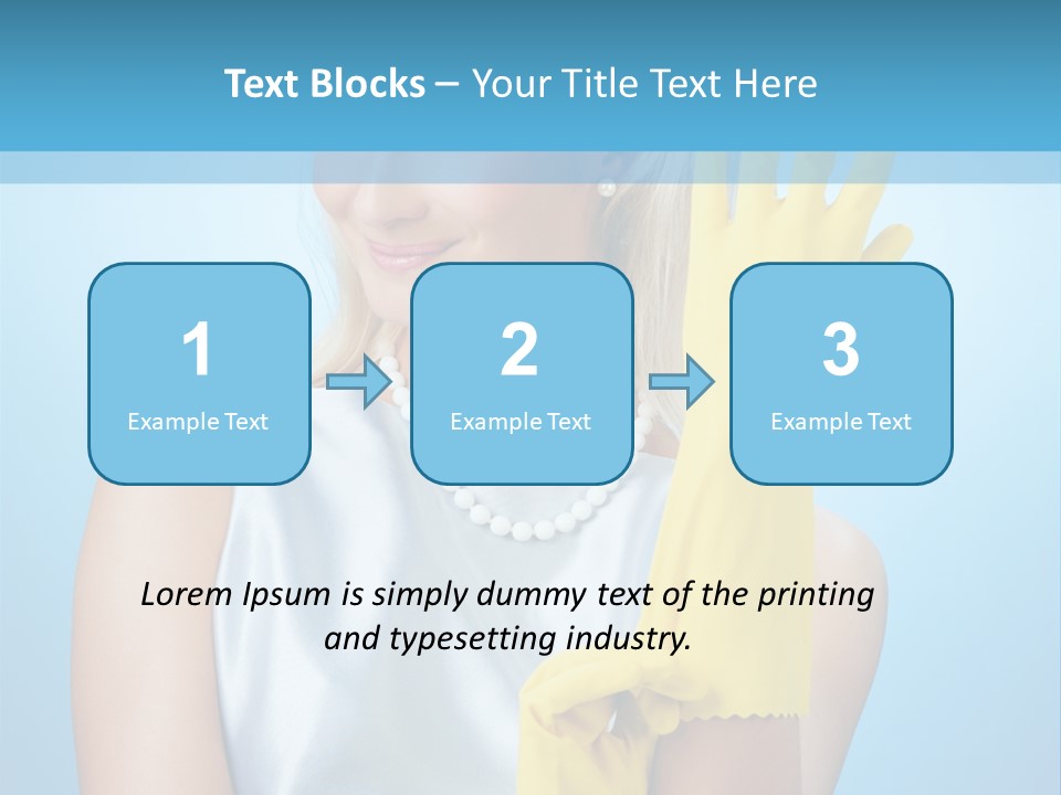 Pretty Housework Portrait PowerPoint Template