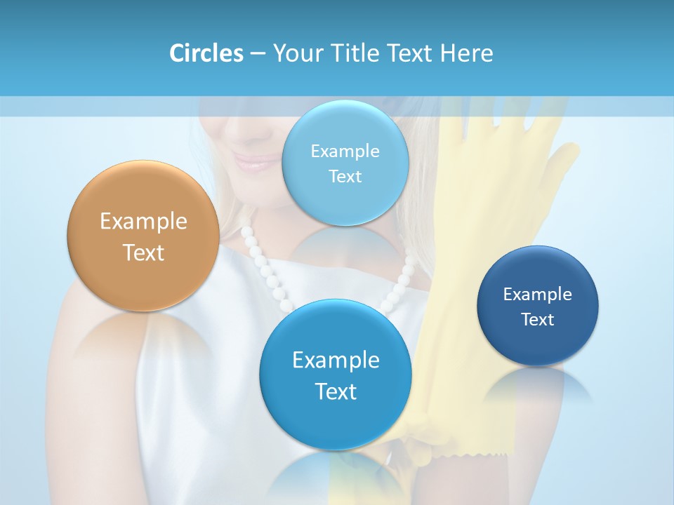 Pretty Housework Portrait PowerPoint Template