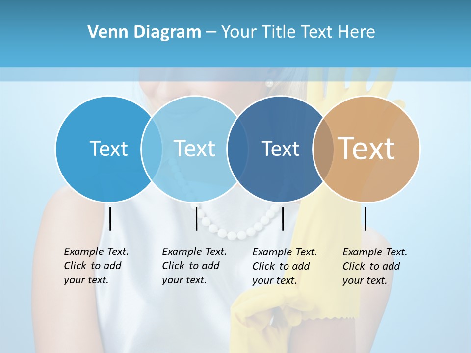 Pretty Housework Portrait PowerPoint Template