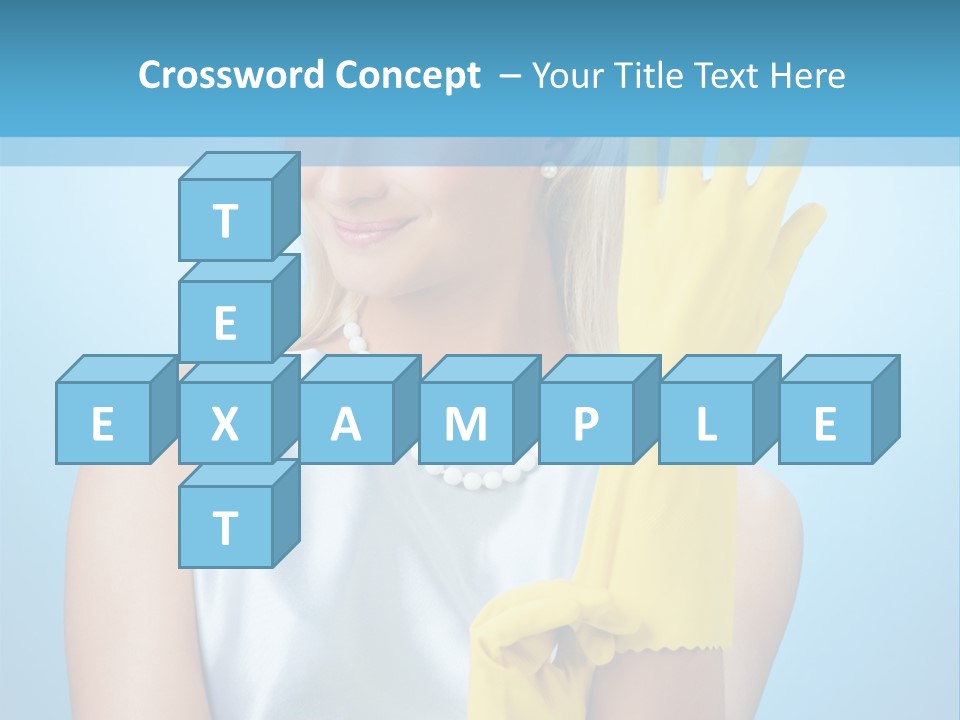 Pretty Housework Portrait PowerPoint Template