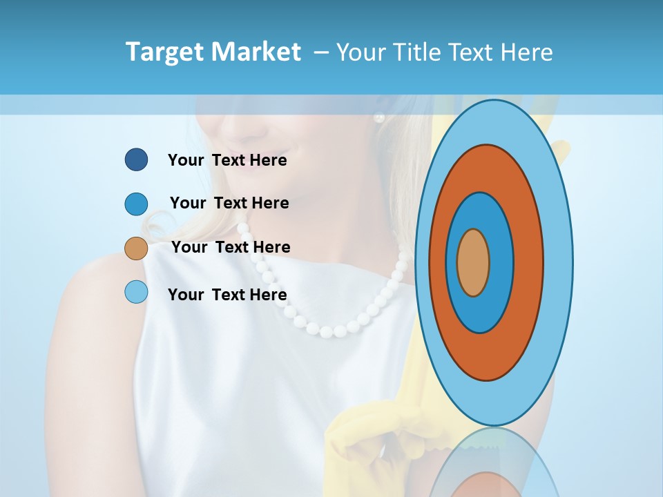 Pretty Housework Portrait PowerPoint Template