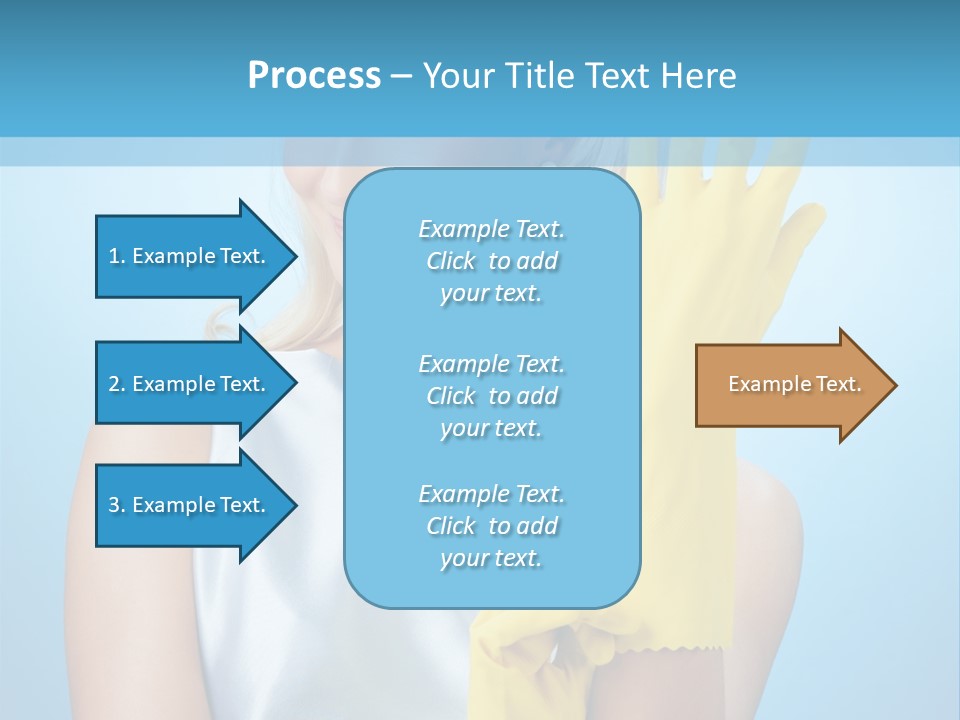 Pretty Housework Portrait PowerPoint Template