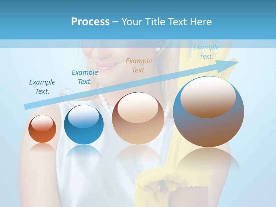 Pretty Housework Portrait PowerPoint Template