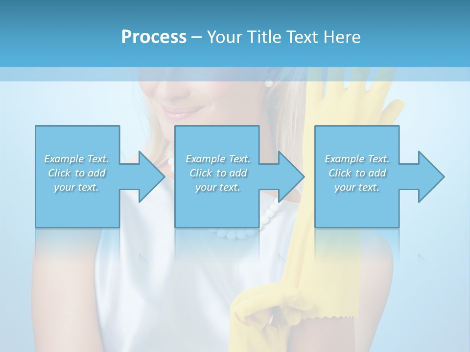 Pretty Housework Portrait PowerPoint Template