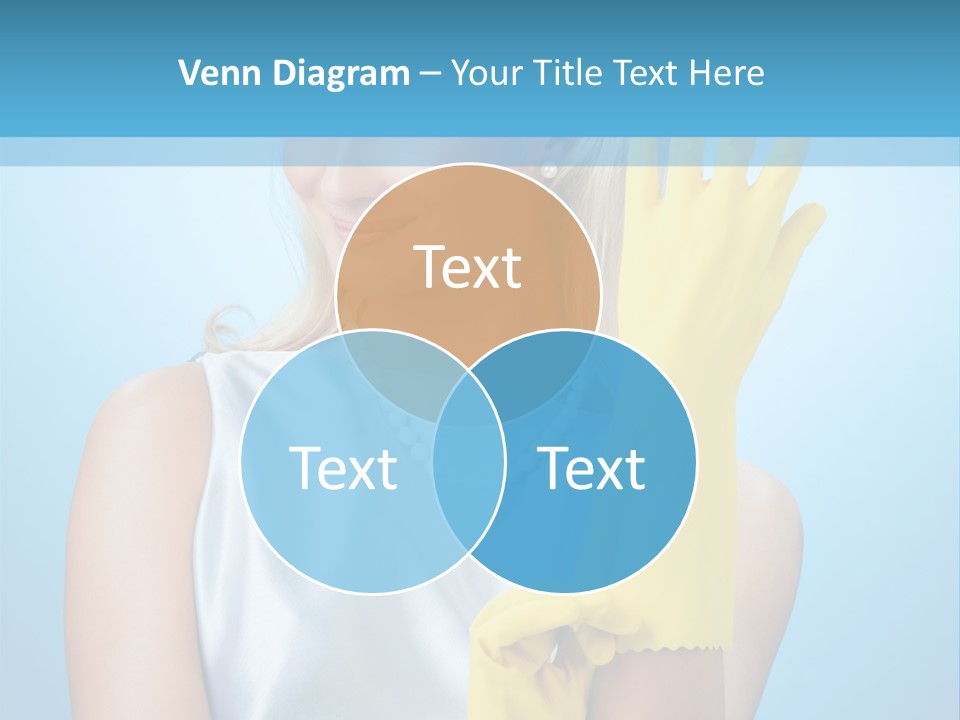 Pretty Housework Portrait PowerPoint Template