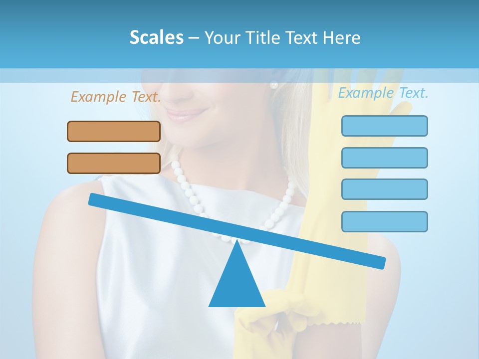 Pretty Housework Portrait PowerPoint Template