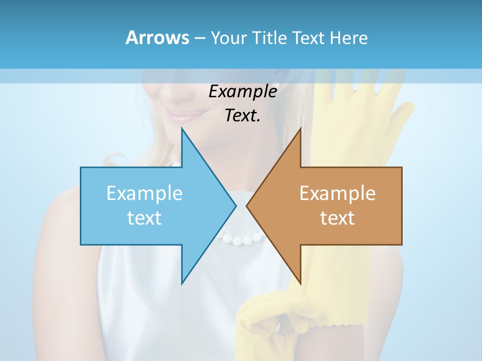 Pretty Housework Portrait PowerPoint Template