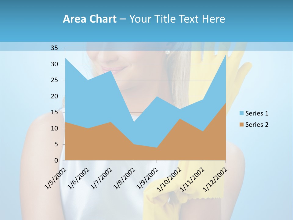 Pretty Housework Portrait PowerPoint Template