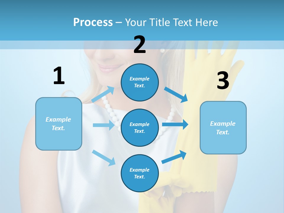 Pretty Housework Portrait PowerPoint Template