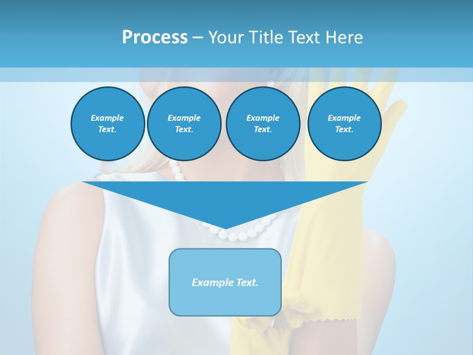 Pretty Housework Portrait PowerPoint Template