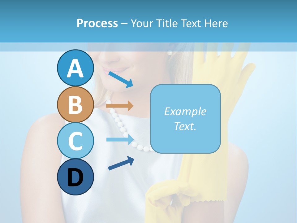 Pretty Housework Portrait PowerPoint Template