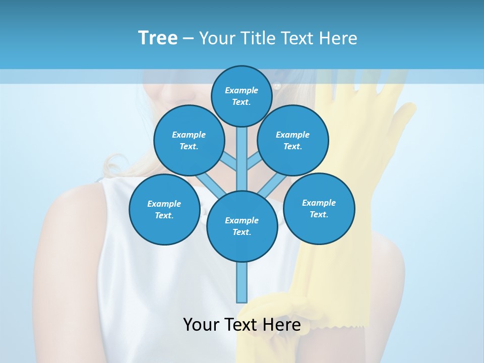 Pretty Housework Portrait PowerPoint Template