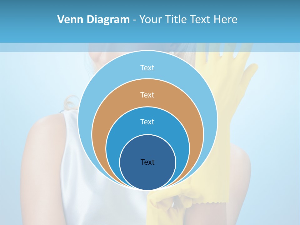 Pretty Housework Portrait PowerPoint Template