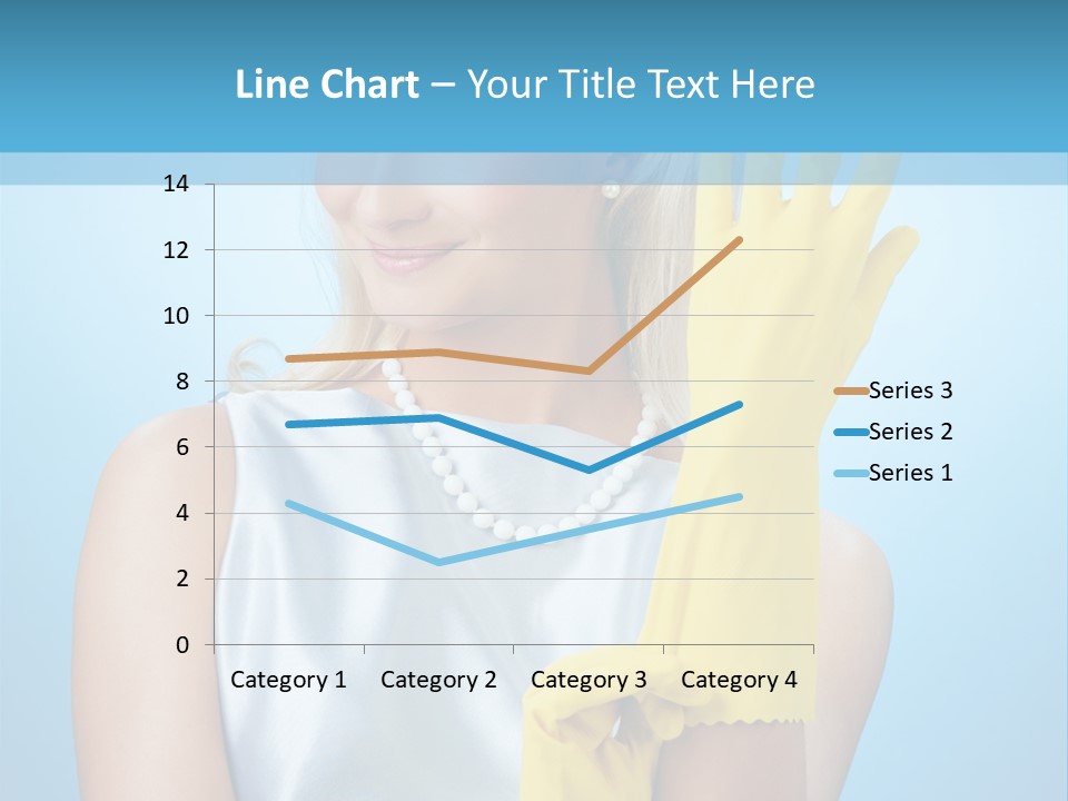 Pretty Housework Portrait PowerPoint Template