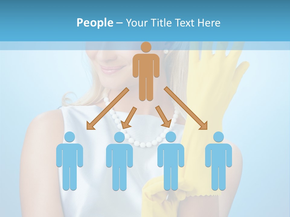 Pretty Housework Portrait PowerPoint Template