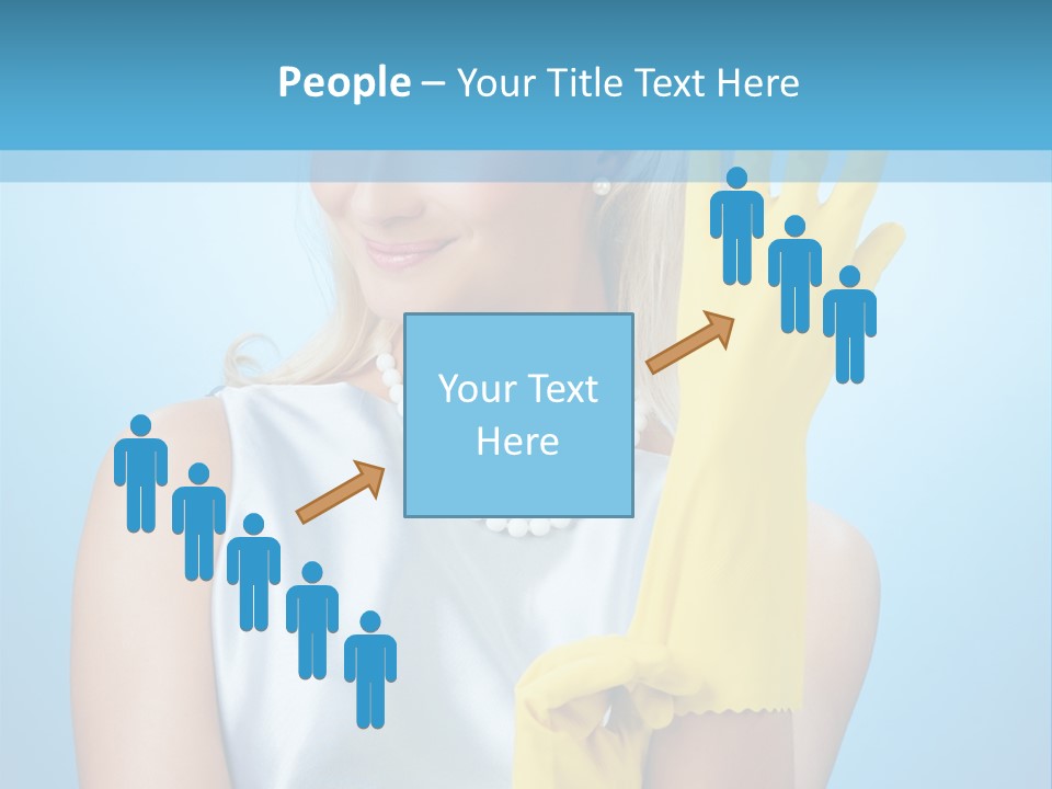 Pretty Housework Portrait PowerPoint Template