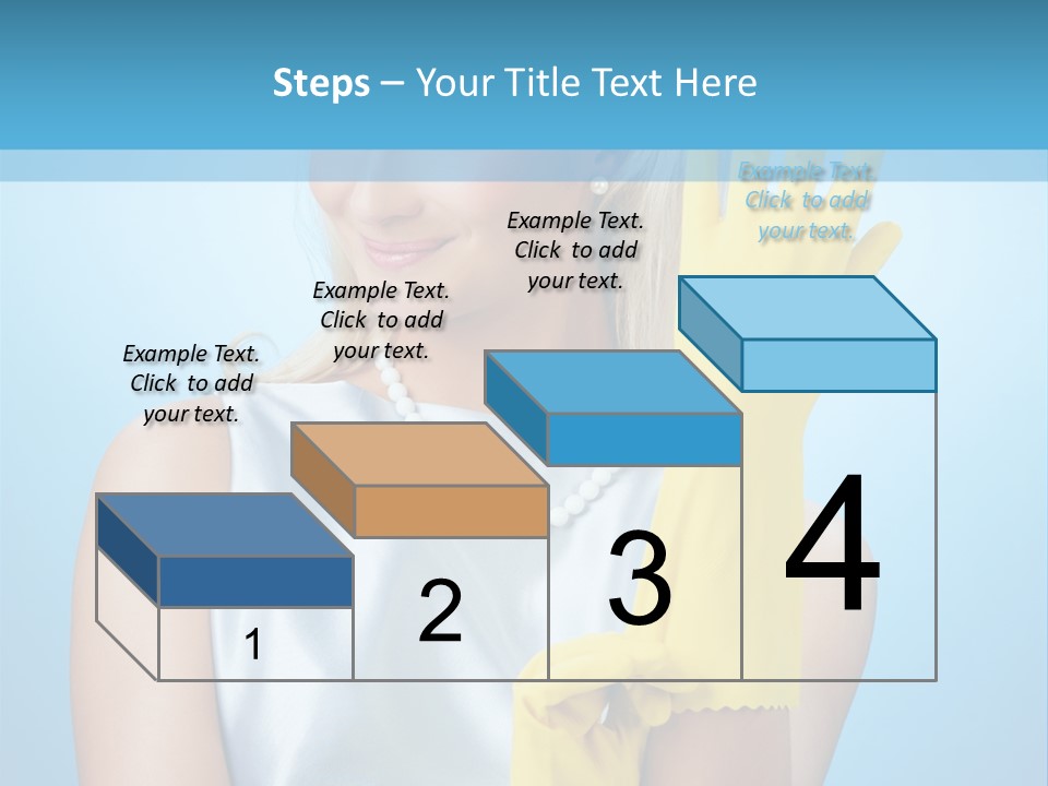 Pretty Housework Portrait PowerPoint Template
