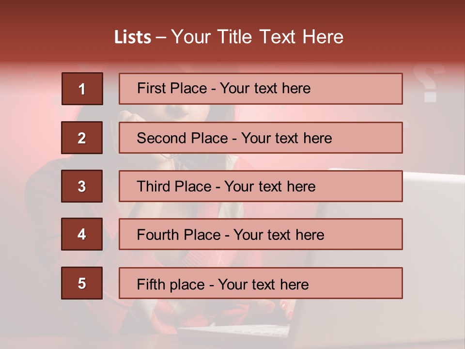 Copyspace Beautiful Doubt PowerPoint Template