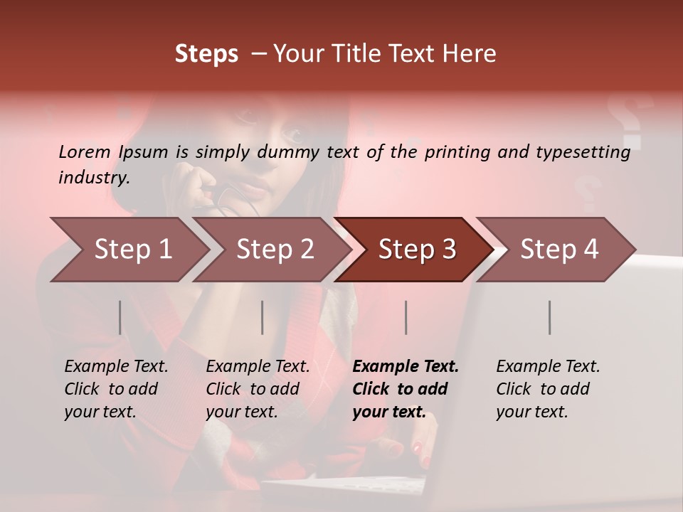 Copyspace Beautiful Doubt PowerPoint Template