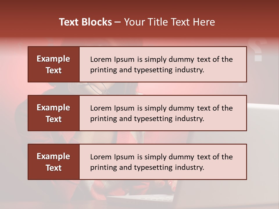 Copyspace Beautiful Doubt PowerPoint Template