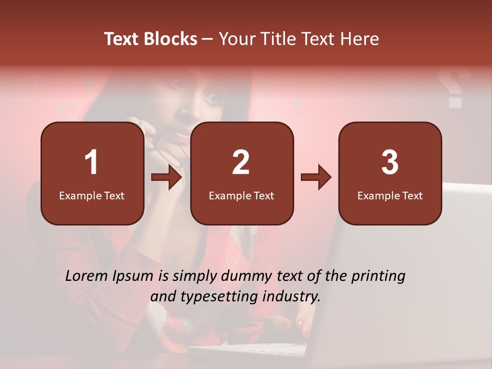 Copyspace Beautiful Doubt PowerPoint Template