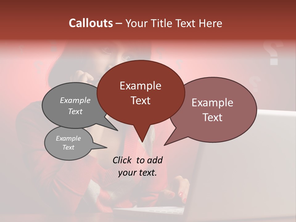 Copyspace Beautiful Doubt PowerPoint Template