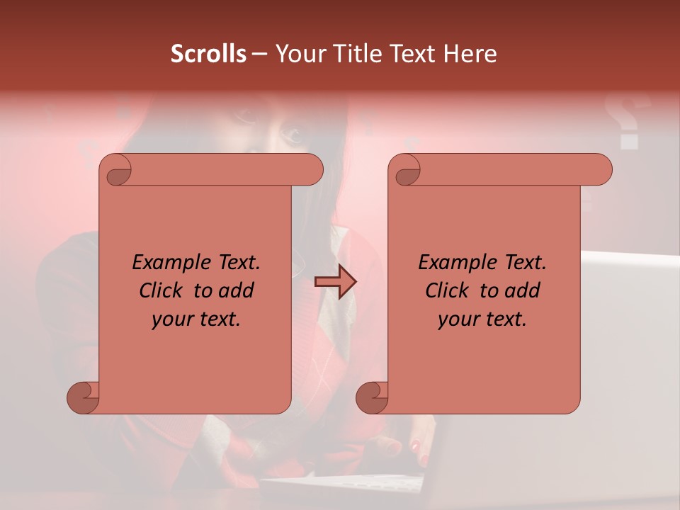 Copyspace Beautiful Doubt PowerPoint Template