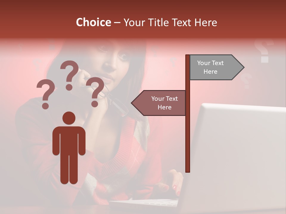 Copyspace Beautiful Doubt PowerPoint Template