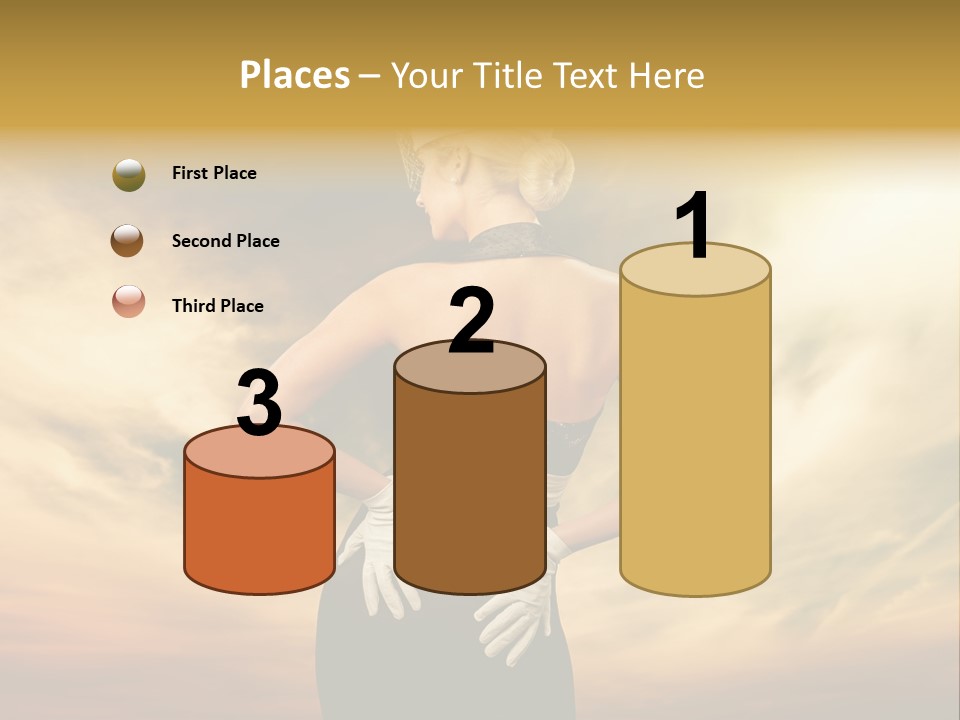 Dreaming Bride Glamour PowerPoint Template