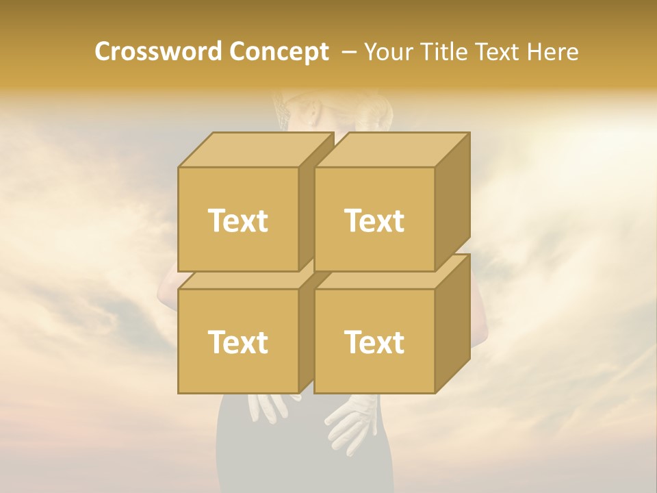 Dreaming Bride Glamour PowerPoint Template