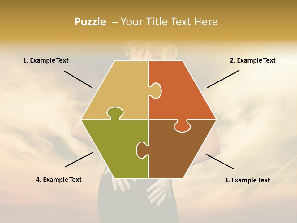 Dreaming Bride Glamour PowerPoint Template