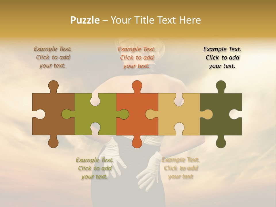 Dreaming Bride Glamour PowerPoint Template