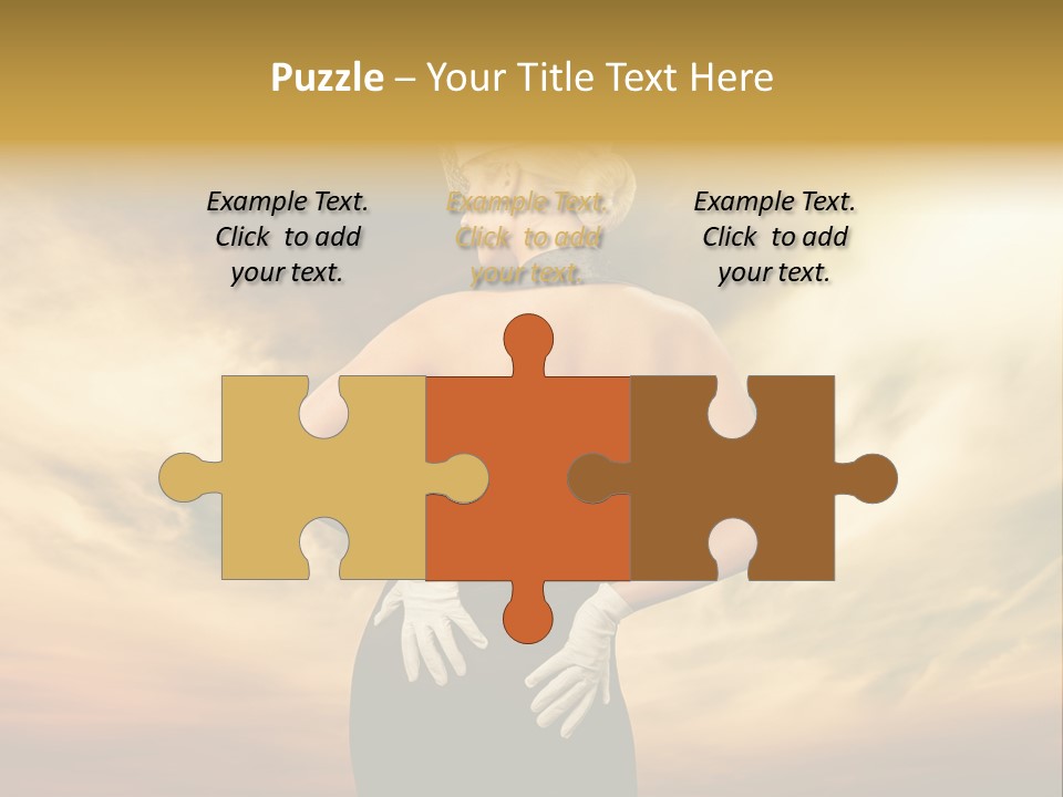 Dreaming Bride Glamour PowerPoint Template