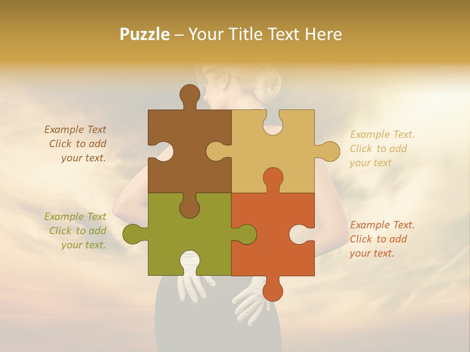 Dreaming Bride Glamour PowerPoint Template