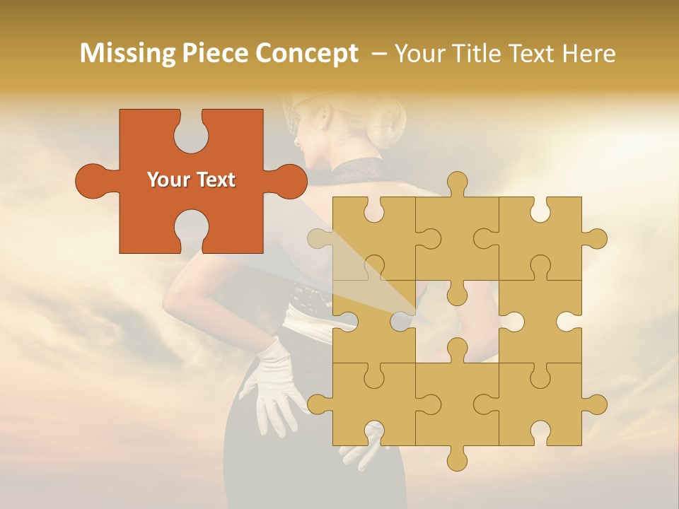 Dreaming Bride Glamour PowerPoint Template