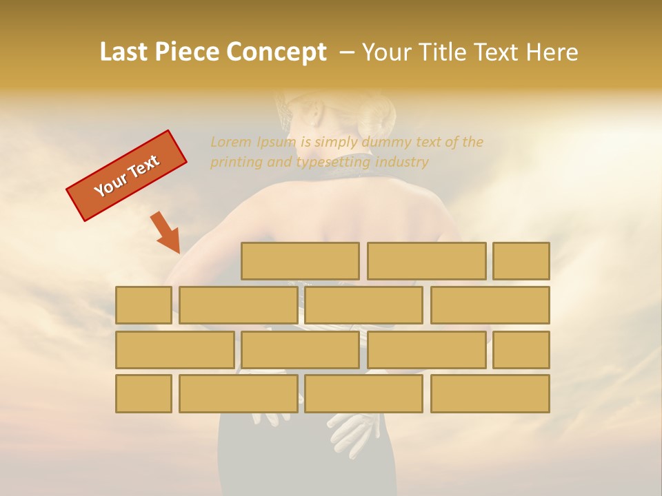 Dreaming Bride Glamour PowerPoint Template