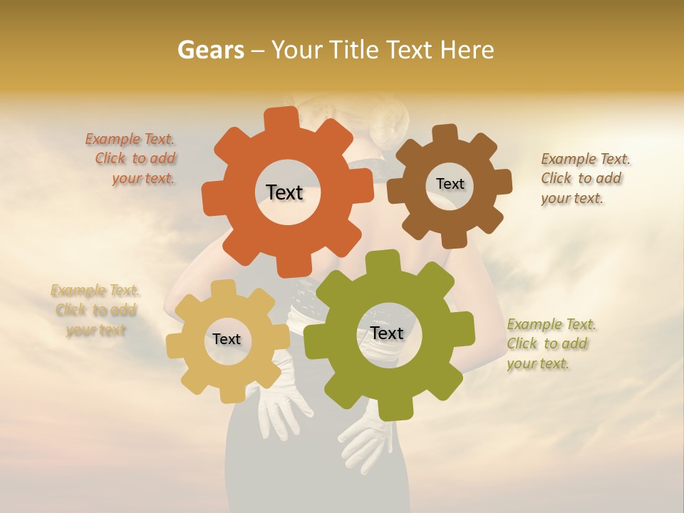 Dreaming Bride Glamour PowerPoint Template