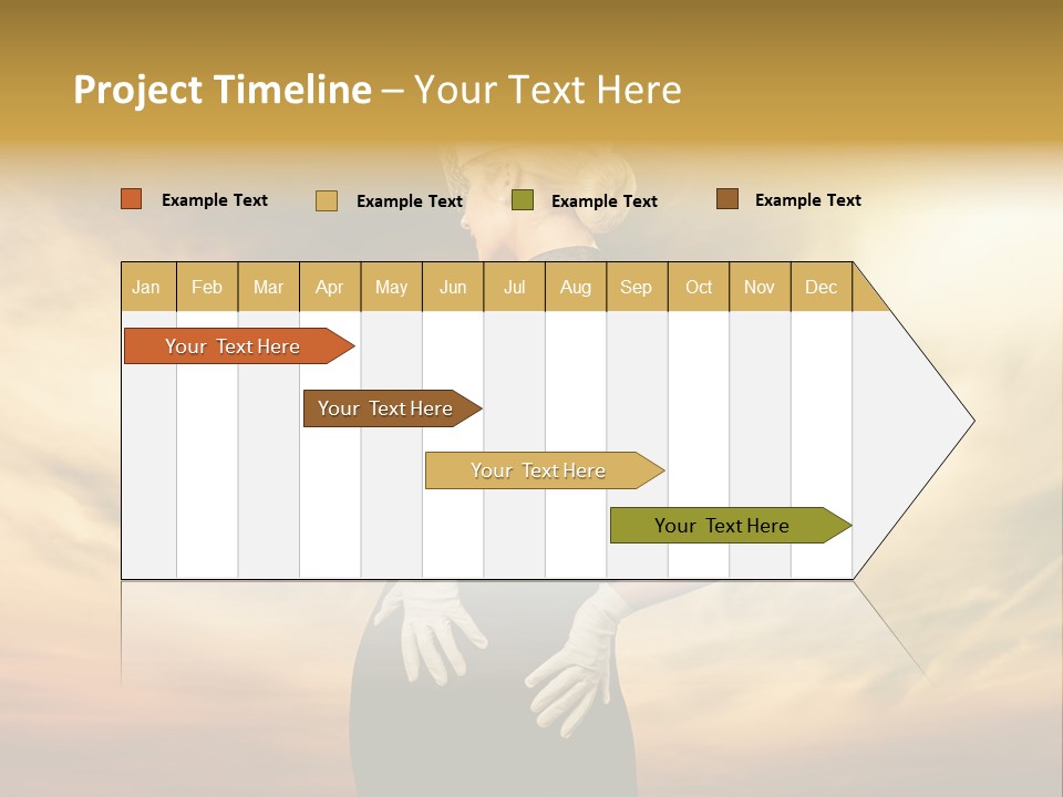 Dreaming Bride Glamour PowerPoint Template