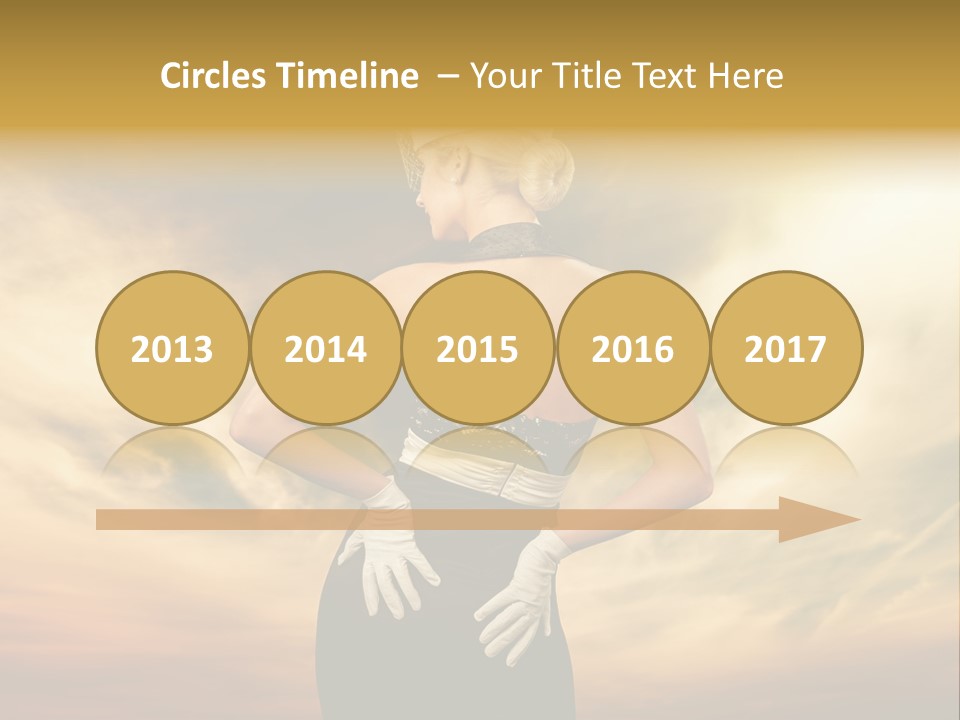 Dreaming Bride Glamour PowerPoint Template