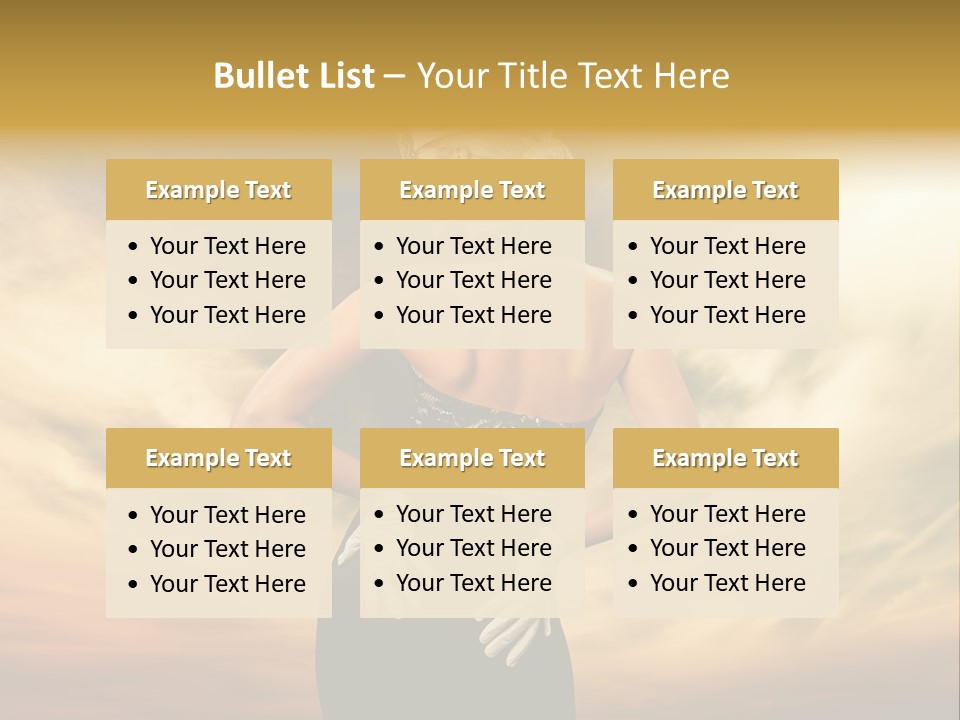 Dreaming Bride Glamour PowerPoint Template