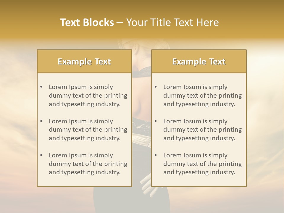 Dreaming Bride Glamour PowerPoint Template