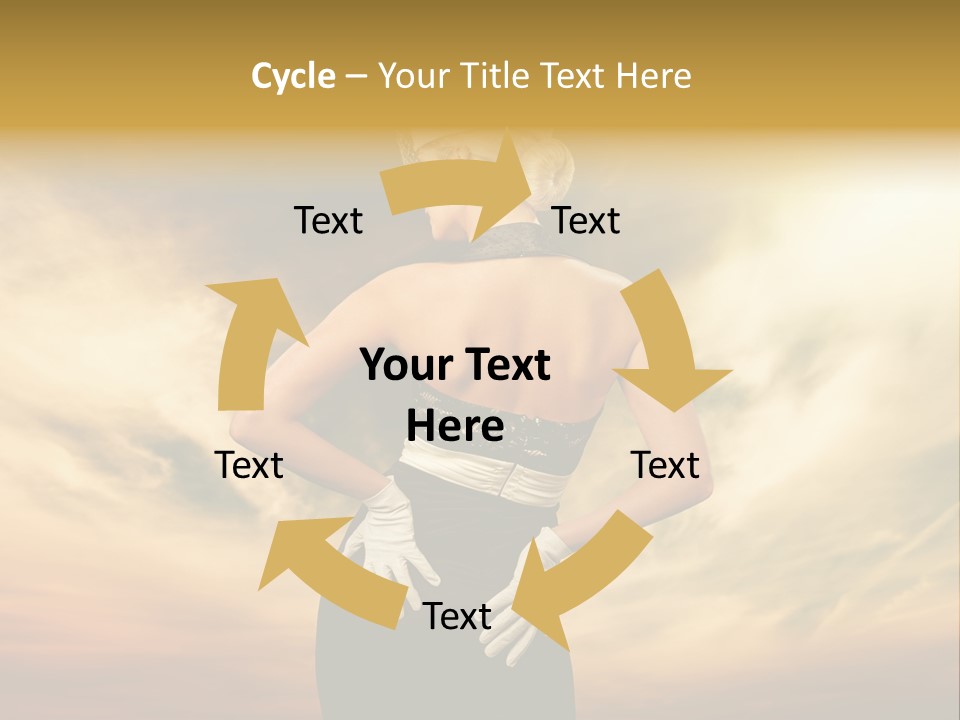 Dreaming Bride Glamour PowerPoint Template