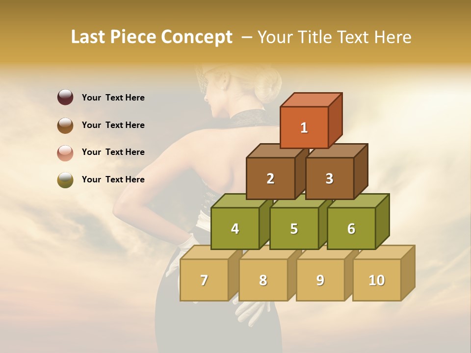 Dreaming Bride Glamour PowerPoint Template