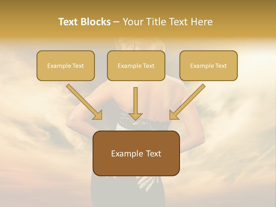 Dreaming Bride Glamour PowerPoint Template