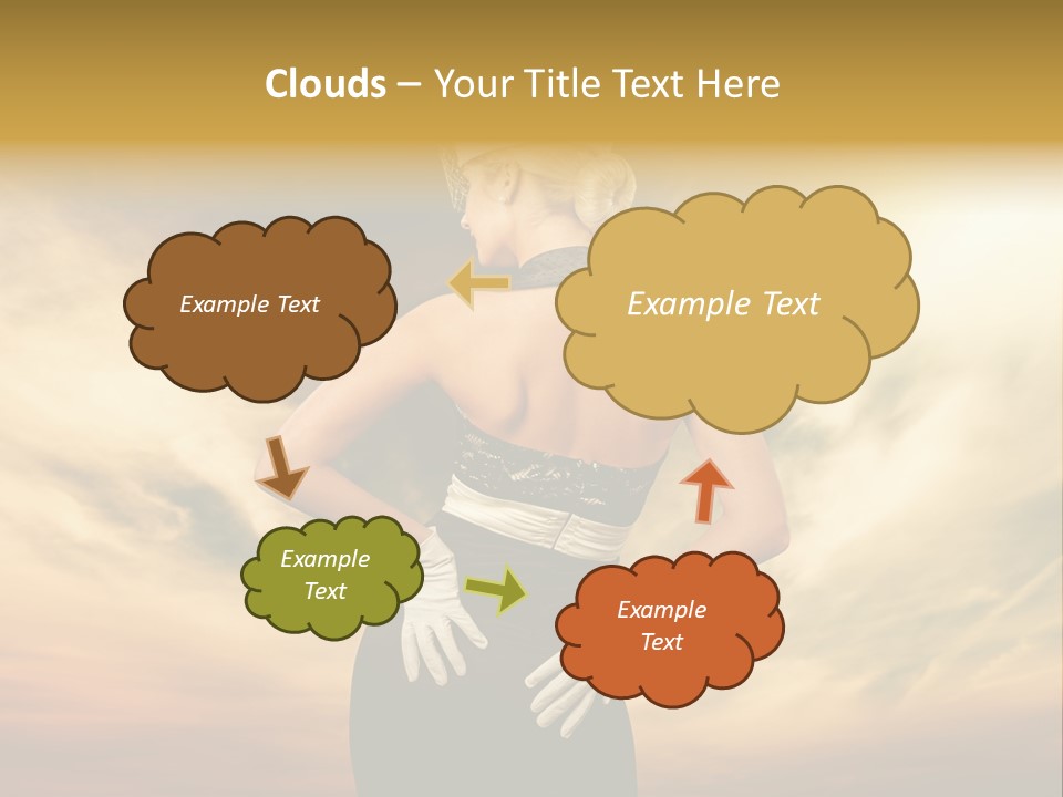 Dreaming Bride Glamour PowerPoint Template