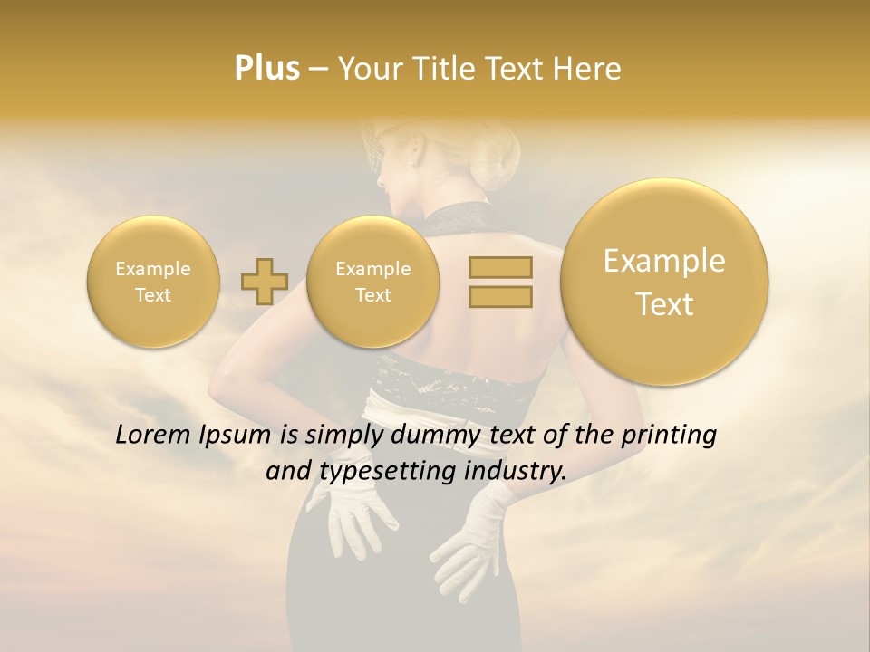 Dreaming Bride Glamour PowerPoint Template