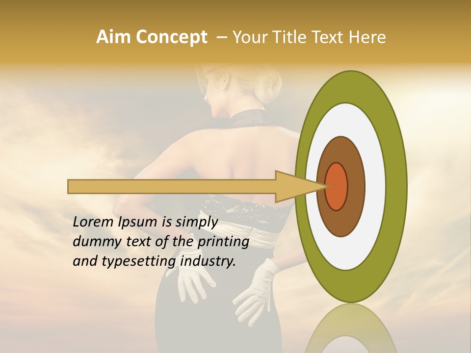 Dreaming Bride Glamour PowerPoint Template