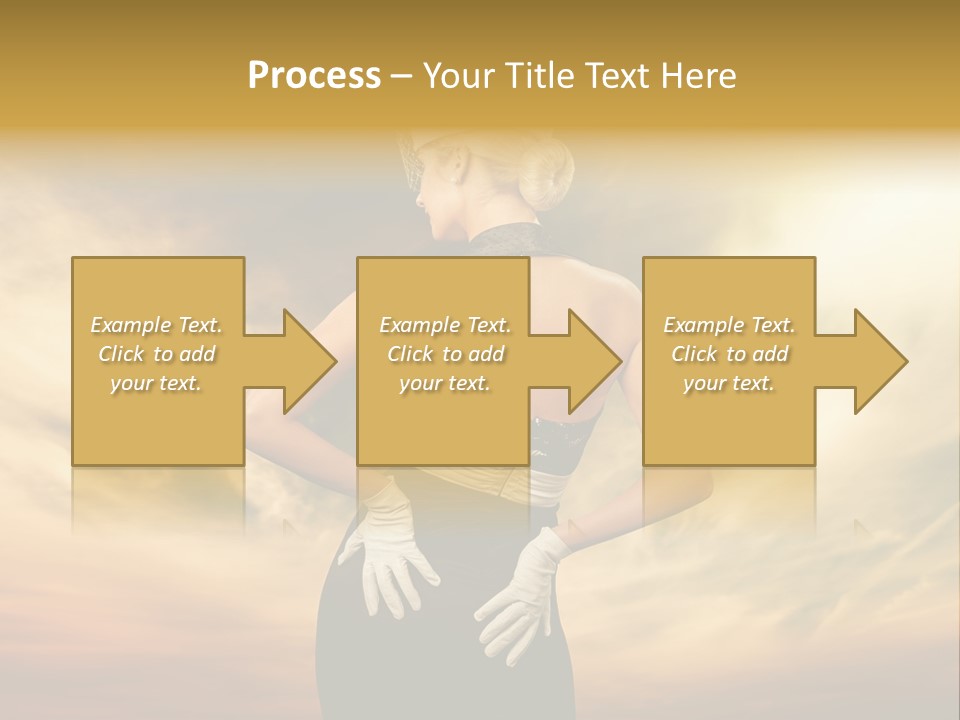 Dreaming Bride Glamour PowerPoint Template